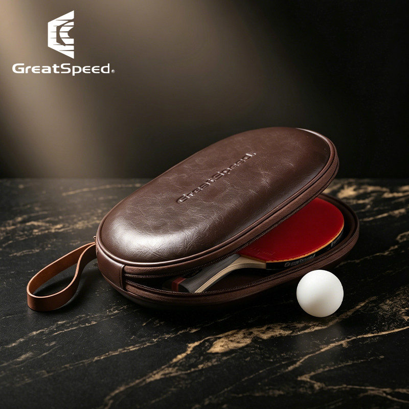 Racket Cover Bag - حقيبة رياضية لتنس الطاولة من الجلد