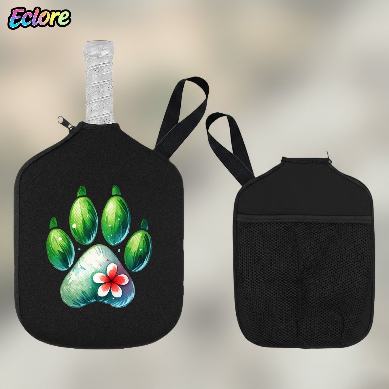 غطاء مضرب بتصميم بصمة مخلب بال - مراجعة Racket Cover Bag وسعره